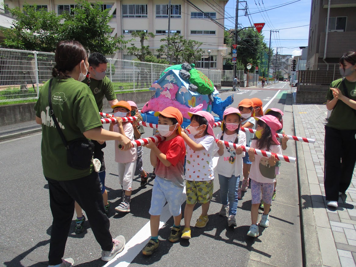 船堀園の夏祭りだ！わっしょい！