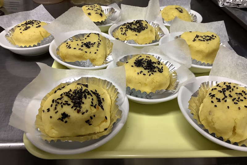 スイートポテト作り