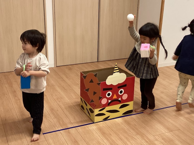 豆まきをしました。