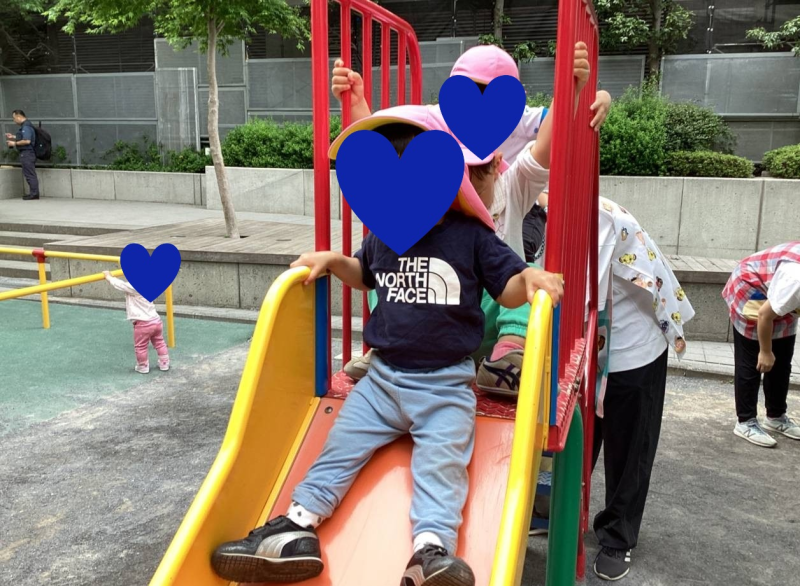 １歳児のお散歩