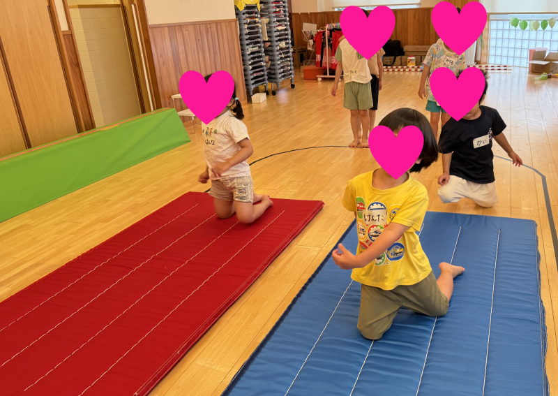 講師による体操