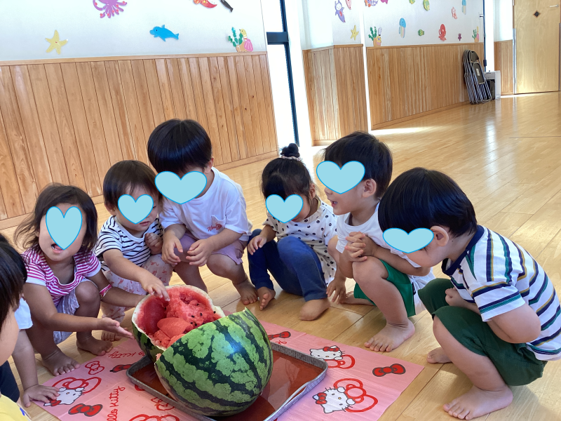 今日はすいかわり！