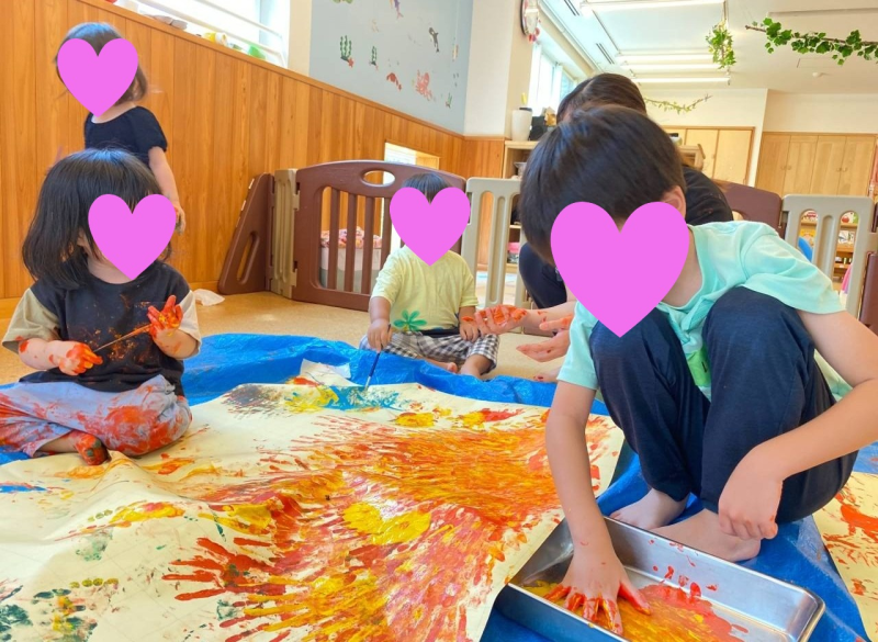 えのぐペタペタ☆