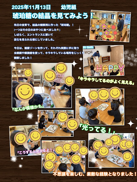 ～琥珀糖の「結晶」観察～