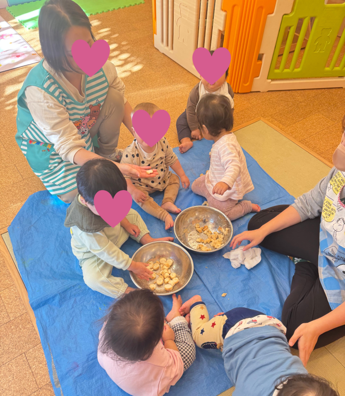 お麩を触ってみよう！