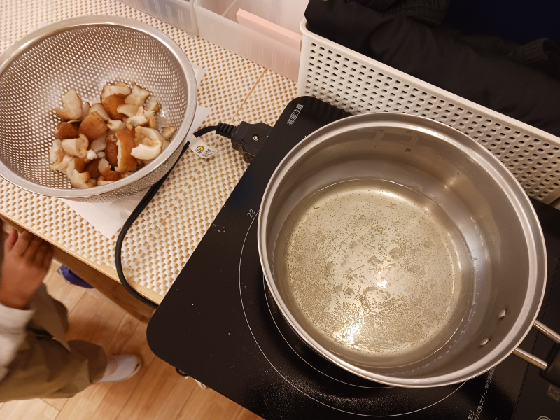 【食育～シイタケだしを味わおう☆】