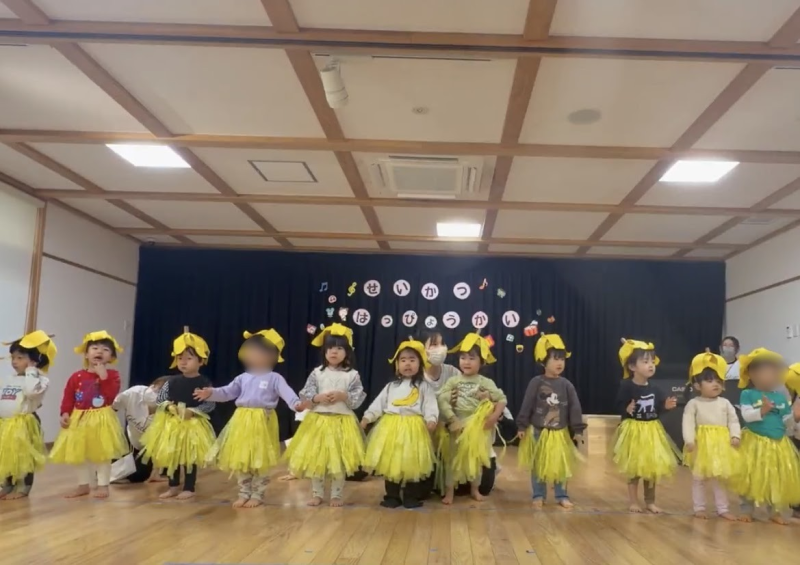 グローバルキッズ清澄白河園の生活発表会