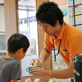 学童指導員 石阿部 太久也（泉新小学校学童クラブ）